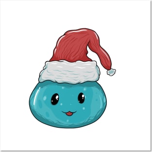 Santa Slime Posters and Art